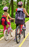 Teach your child to stay safe when they are cycling 