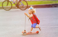 Scooting to school is a great way to get your child active 