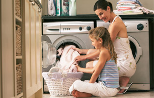 Kids can help with Laundry