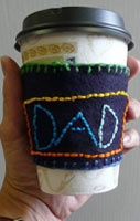 Fathers day gift idea: mug cozy 