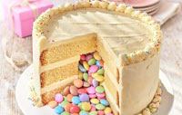 Pinata birthday cake